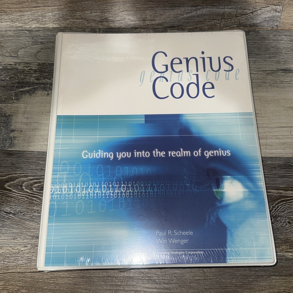 Genius Code by Paul R. Scheele and Win Wenger 16 Audio Discs & Manual : Sealed